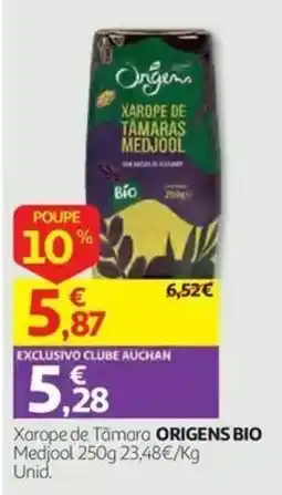 Auchan Xarope de Tâmaras Origens Bio promoção