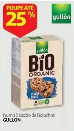 Auchan Bolachas gullon bio organic choco chips promoção