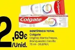 Intermarché Colgate - dentifrico total original promoção