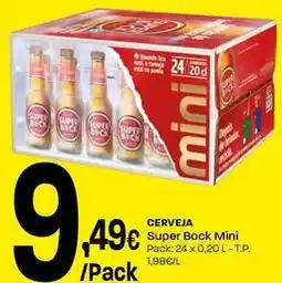 Intermarché Super bock - cerveja promoção