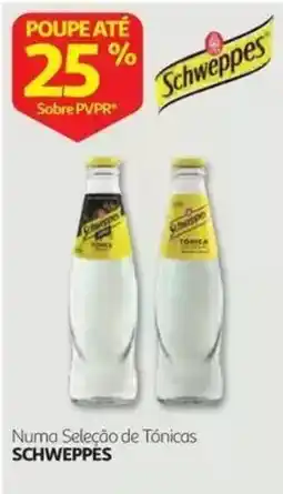 Auchan Numa Seleção de Tónicas Schweppes promoção