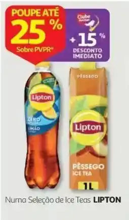 Auchan Lipton pêssego ice tea promoção