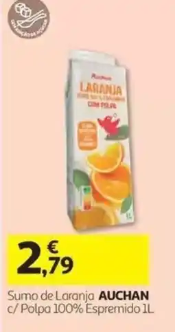 Auchan Sumo de Laranja Auchan promoção