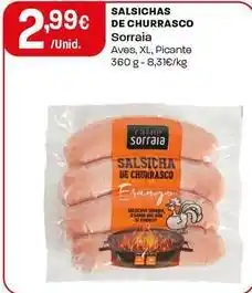 Intermarché Sorraia - salsichas de churrasco promoção