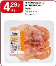 Intermarché Porsi - frango aberto p/churrasco promoção