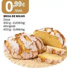 Intermarché Broa de milho doce promoção