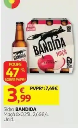 Auchan Sidra Bandida promoção