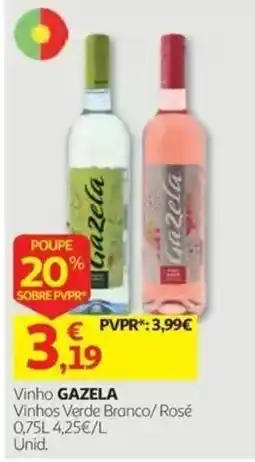 Auchan Vinho GAZELA promoção