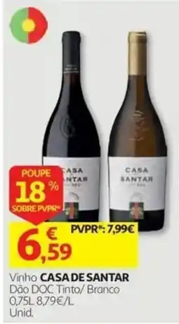 Auchan Vinho casa de santar promoção