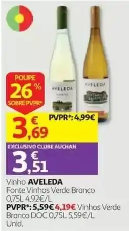 Auchan vinho aveleda promoção