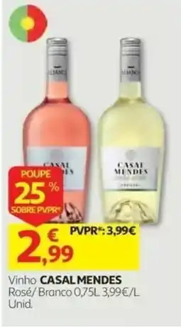 Auchan Vinho CASAL MENDES promoção
