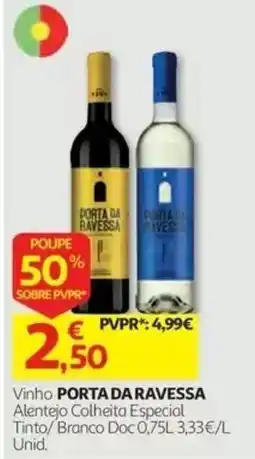 Auchan Vinho porta da ravessa promoção