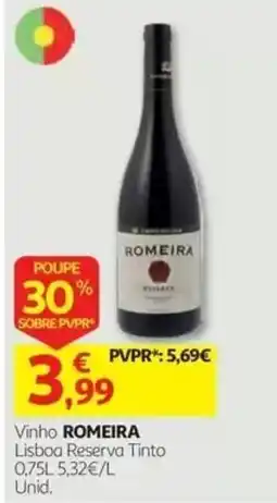 Auchan Vinho Romeira promoção