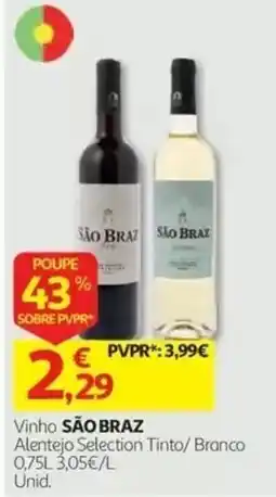Auchan Vinho SÃO BRAZ promoção