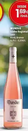 Intermarché Mundus - vinho regional lisboa leve rose promoção