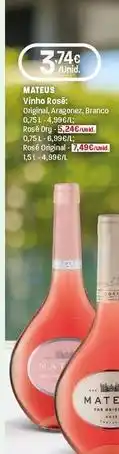 Intermarché Mateus - vino rosa promoção