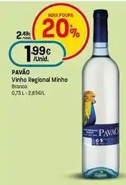 Intermarché Pavão - vinho regional minho promoção