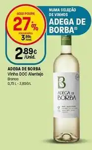 Intermarché Adega de borba - vinho doc alentejo promoção