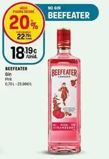 Intermarché Beefeater - gin pink promoção
