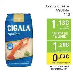 Recheio Cigala - arroz promoção