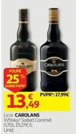 Auchan Licor carolans promoção