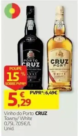Auchan Vinho do Porto Cruz promoção