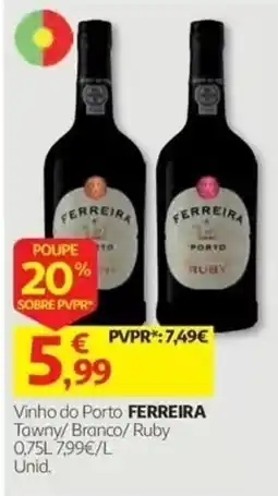 Auchan vinho do porto ferreira promoção