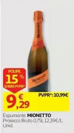 Auchan Espumante mionetto promoção