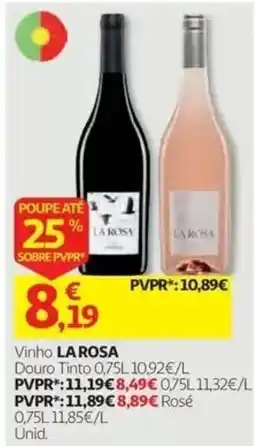 Auchan Vinho la rosa promoção
