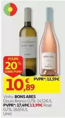Auchan Vinho bons ares promoção