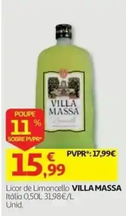 Auchan Licor de Limoncello Villa Massa promoção