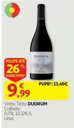 Auchan vinho tinto duorum promoção
