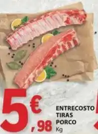 E.Leclerc Entrecosto tiras porco promoção