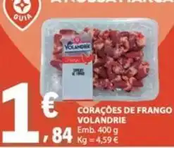 E.Leclerc Corações de frango promoção