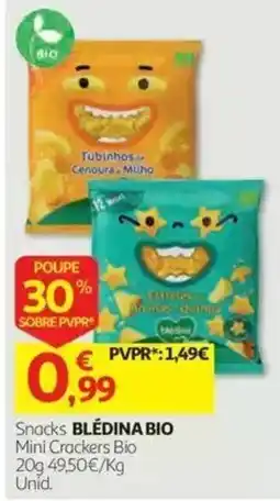 Auchan Snacks BLÉDINA BIO promoção