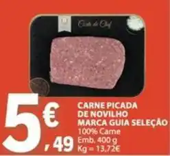 E.Leclerc Picada - carne de novilho marca guia seleção promoção