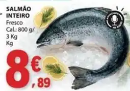 E.Leclerc Salmão inteiro promoção