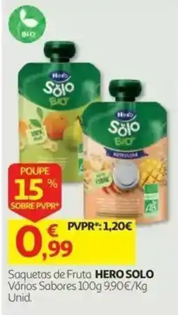 Auchan Saquetas de Fruta hero solo promoção