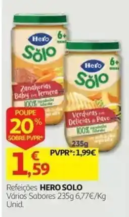 Auchan Refeições hero solo promoção