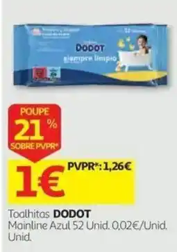 Auchan Toalhitas dodot promoção