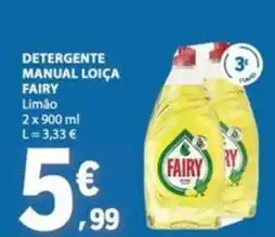 E.Leclerc Fairy - detergente manual loica promoção