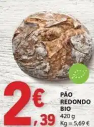E.Leclerc Bio - pão redondo bio promoção