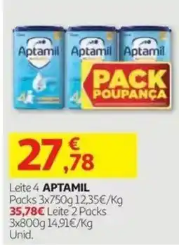 Auchan Leite 4 aptamil promoção