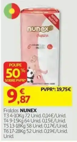 Auchan Fraldas nunex promoção