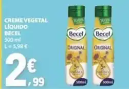 E.Leclerc Becel - creme vegetal liquido promoção