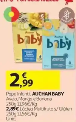 Auchan Papa Infantil Auchan Baby promoção