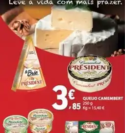E.Leclerc Président - queijo camembert promoção