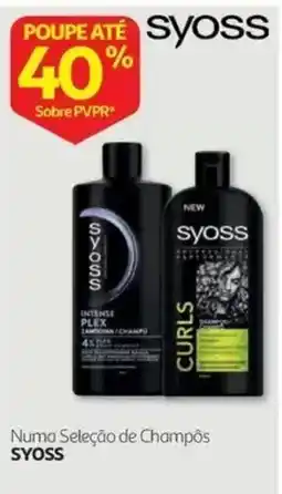 Auchan Syoss numa seleção de champôs promoção