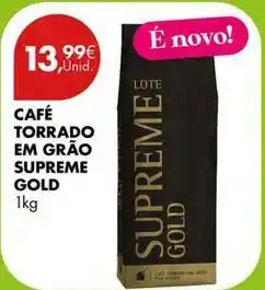 Pingo Doce Supreme - café torrado em grão promoção