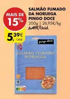 Pingo Doce Pingo doce - salmão fumado da noruega promoção